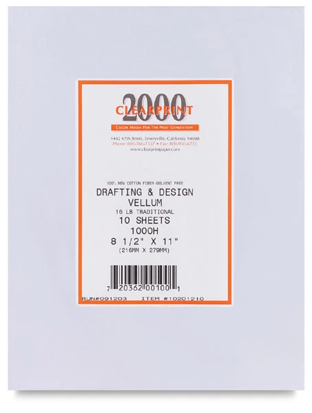 Clearprint 1000H Drafting Vellum 1 Clearprint 1000H Drafting Vellum