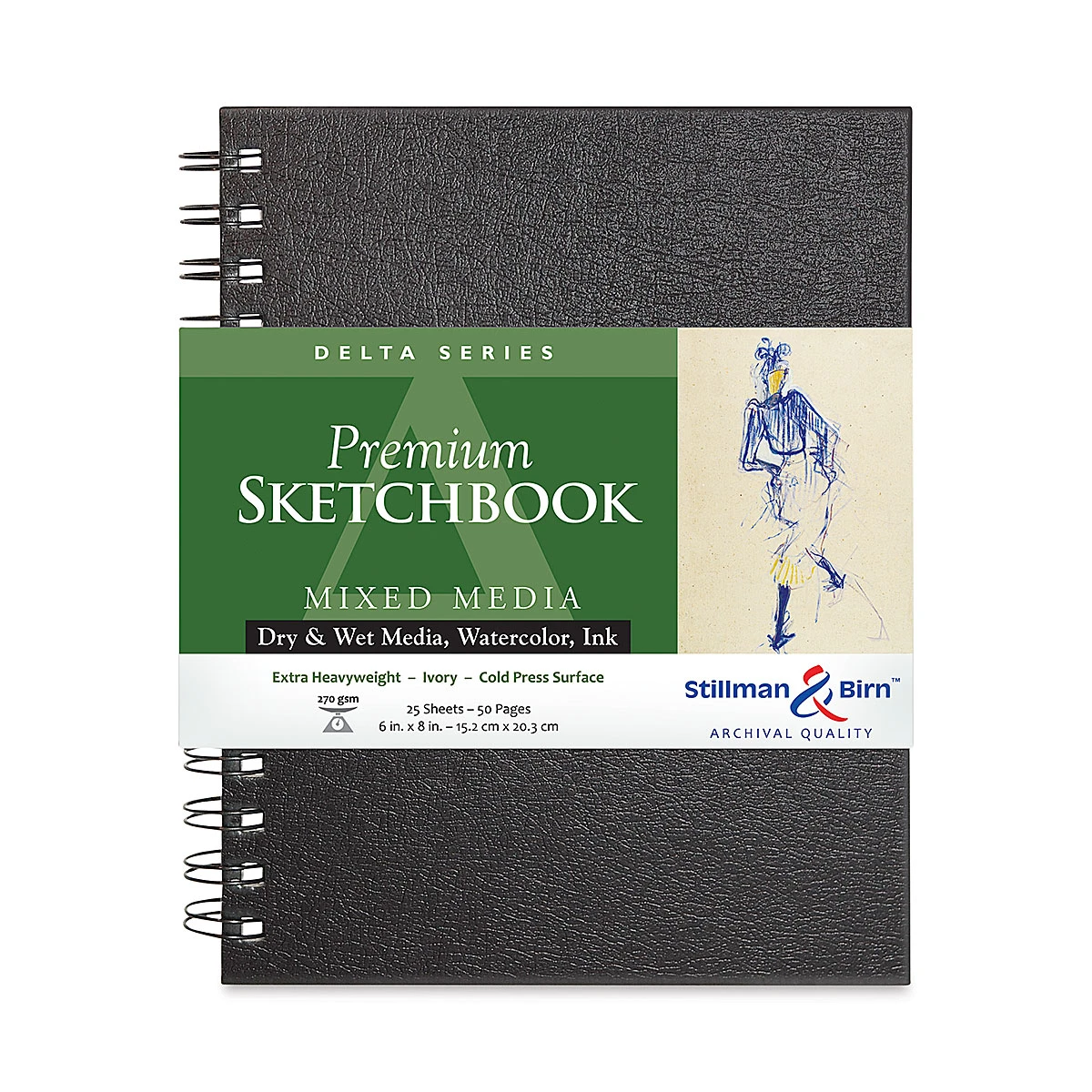 Stillman & Birn Delta Series Spiralbound Sketchbooks 1 Stillman & Birn Delta Series Spiralbound Sketchbooks