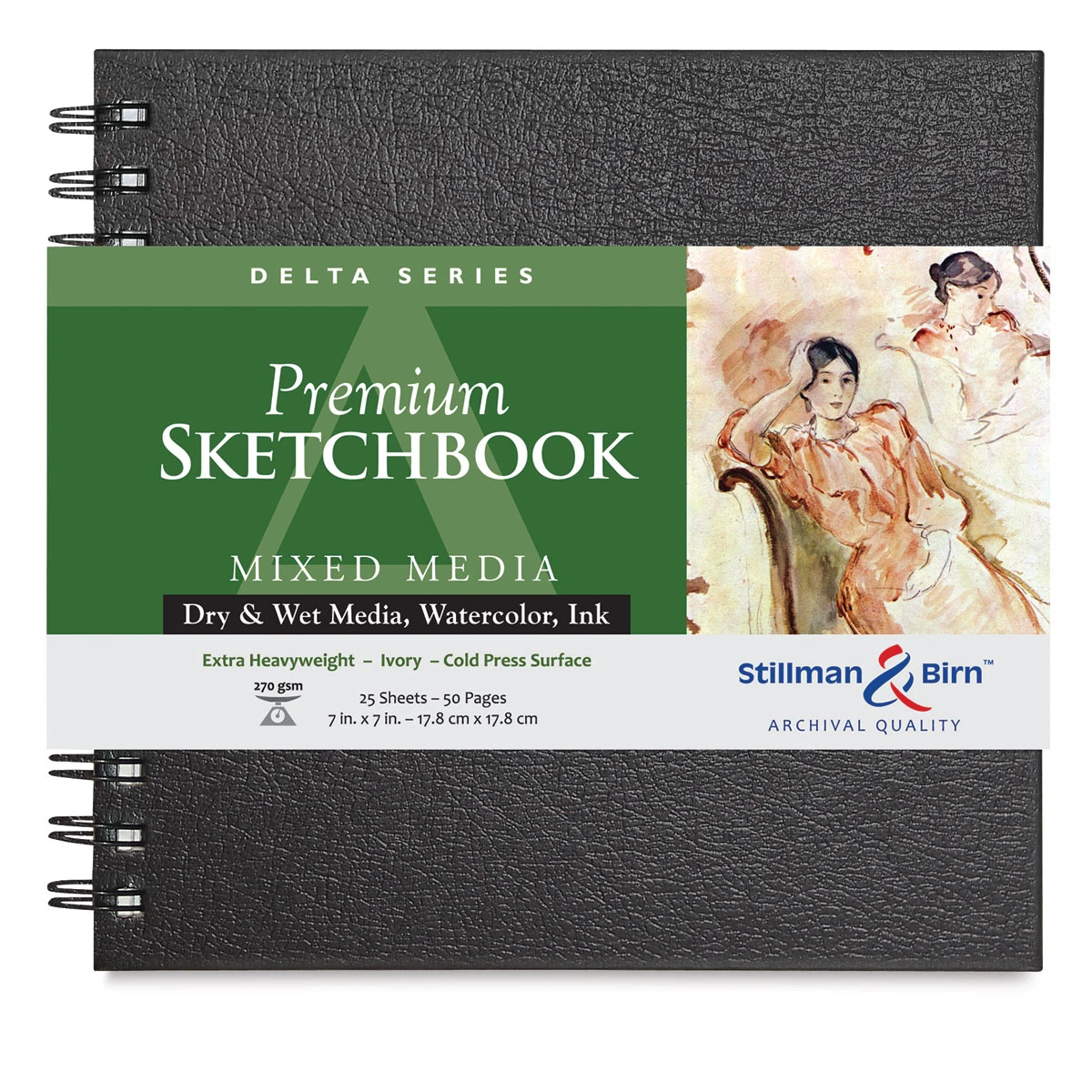 Stillman & Birn Delta Series Spiralbound Sketchbooks 2 Stillman & Birn Delta Series Spiralbound Sketchbooks - Image 2