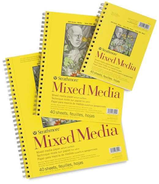 Strathmore 300 Series Mixed Media Pads 1 Strathmore 300 Series Mixed Media Pads
