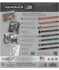 Generals Classic Drawing And Sketching Kit No 20 -Canson Sale 20422 2009 1 4ww