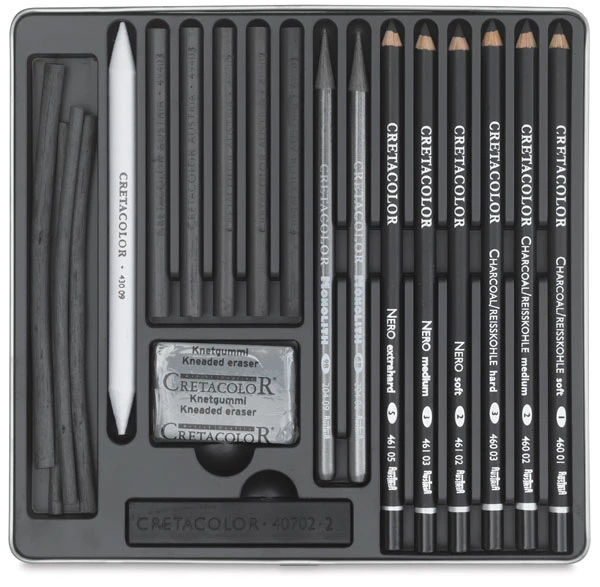 Cretacolor Charcoal Drawing Set 1 Cretacolor Charcoal Drawing Set