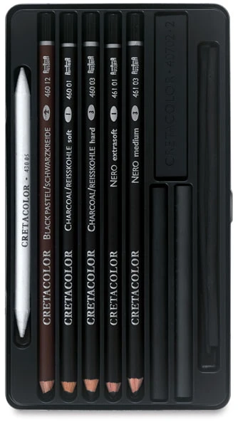 Cretacolor Noir Charcoal Drawing Set 1 Cretacolor Noir Charcoal Drawing Set