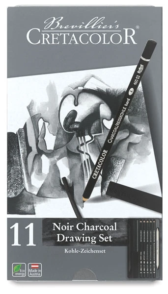 Cretacolor Noir Charcoal Drawing Set 2 Cretacolor Noir Charcoal Drawing Set - Image 2