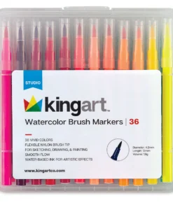 Kingart Watercolor Brush Marker Sets -Canson Sale 21060 1036 M 4ww