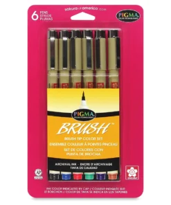 Sakura Pigma Brush Markers And Sets