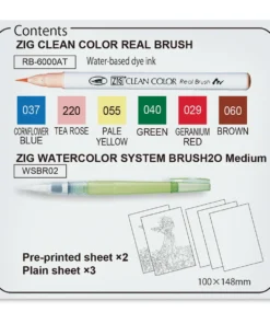 Kuretake Zig Historic Art Watercolors With Claude Monet 6 Kuretake Zig Historic Art Watercolors With Claude Monet -Canson Sale 22197 1079 1 4ww