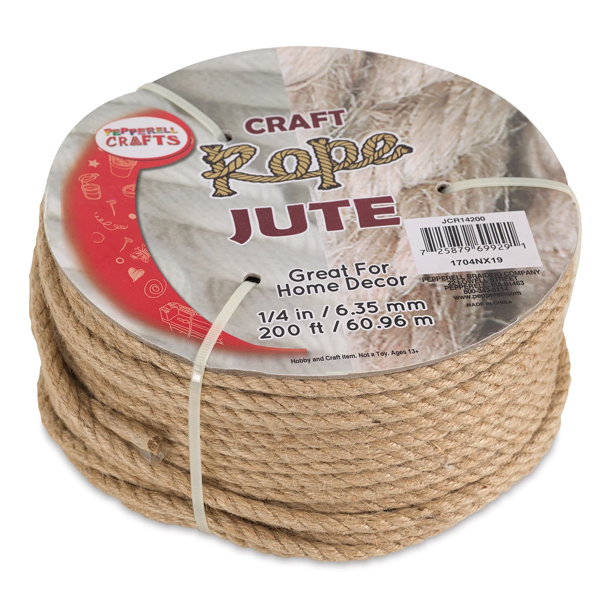 Pepperell Craft Natural Jute Craft Rope 1 Pepperell Craft Natural Jute Craft Rope