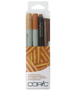 Copic Doodle Sets -Canson Sale 24521 brown 4ww