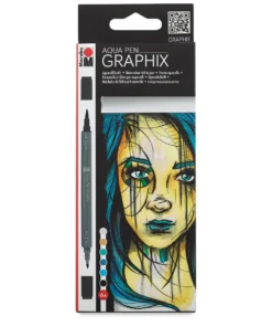 Marabu Graphix Aqua Pen Sets 15 Marabu Graphix Aqua Pen Sets -Canson Sale 24547 1039 4ww