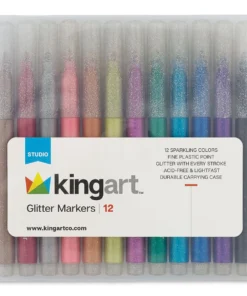 Kingart Glitter Marker Set