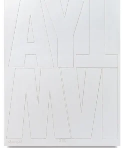 Chartpak Vinyl Letters -Canson Sale 27210 1060 3ww l