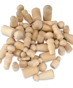 Hygloss Wooden People Shapes