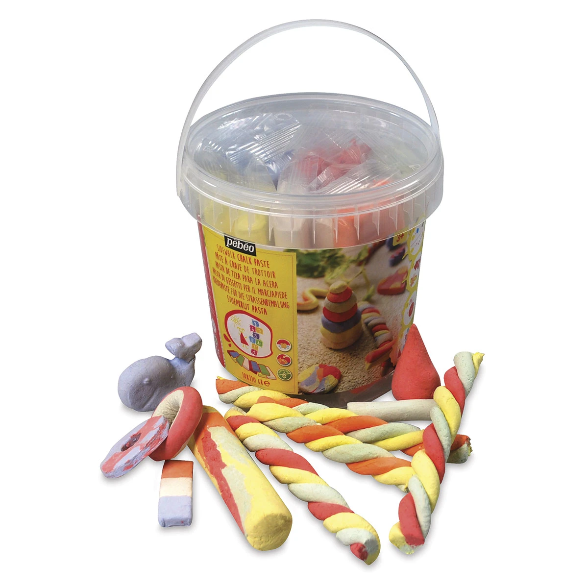 Pebeo Sidewalk Chalk Clay Pail 3 Pebeo Sidewalk Chalk Clay Pail - Image 3