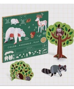 Djeco Color Assemble Play 3D Model Craft Kits