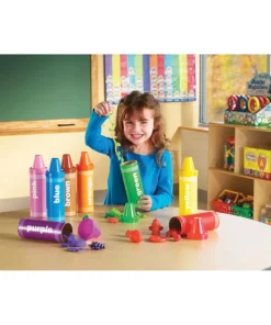 Learning Resources Rainbow Sorting Crayons Set -Canson Sale 50449 1001 3 4ww