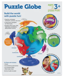 Learning Resources Puzzle Globe 6 Learning Resources Puzzle Globe -Canson Sale 50449 1003 7 4ww