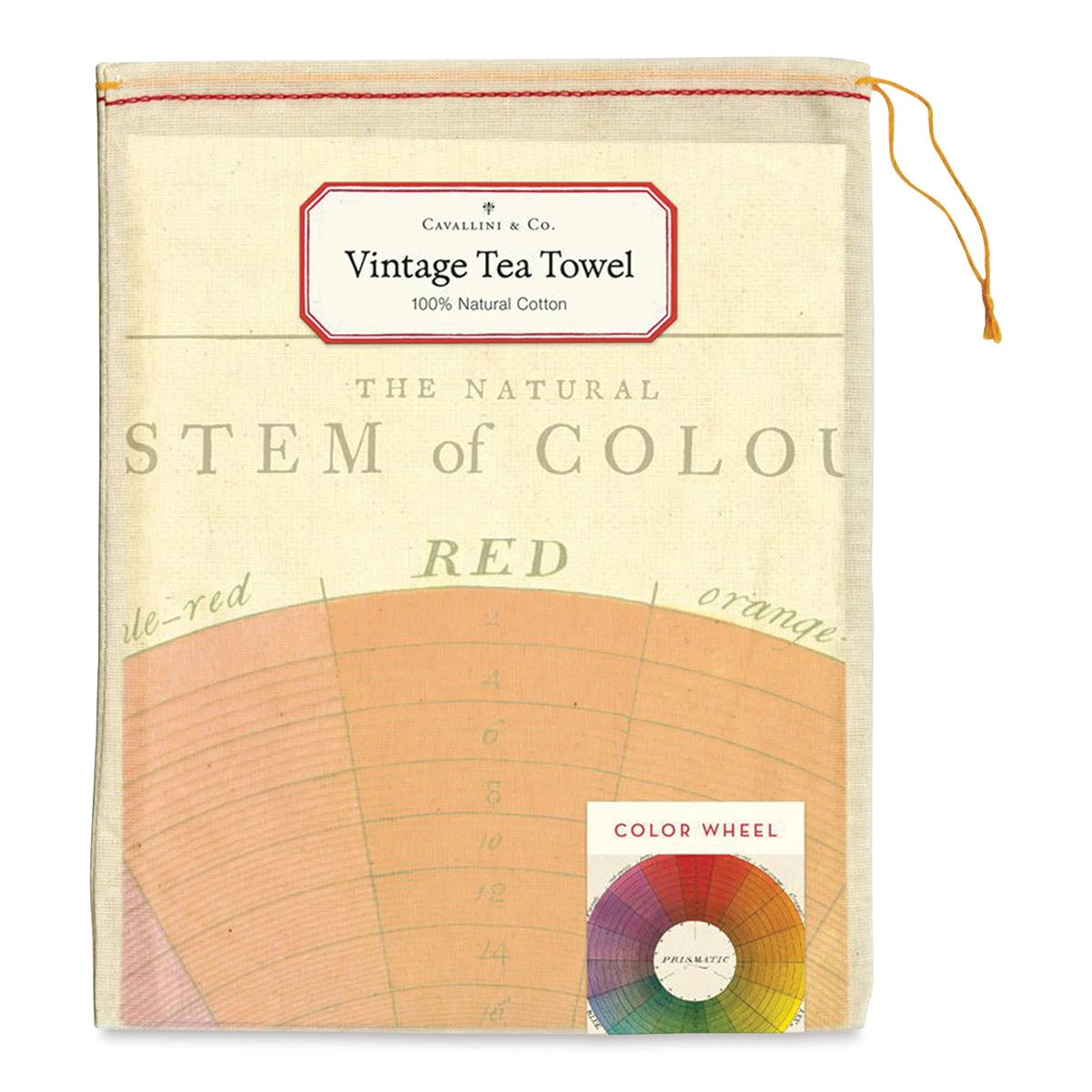 Cavallini Color Wheel Tea Towel 3 Cavallini Color Wheel Tea Towel - Image 3