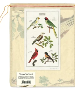 Cavallini Birds Tea Towel -Canson Sale 60874 1012 1 4ww