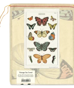 Cavallini Butterflies Tea Towel -Canson Sale 60874 1013 1 4ww