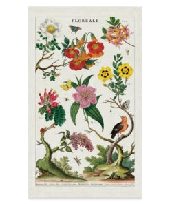 Cavallini Vintage Floreale Tea Towel
