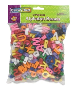 Creativity Street Shaped Alphabet Beads