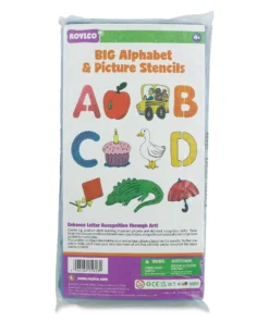 Roylco Big Alphabets & Pictures Stencils -Canson Sale 61719 1006 1 4ww
