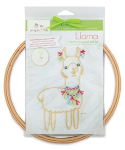 Penguin & Fish Embroidery Wall Art Kits -Canson Sale 62428 1005 M 4ww