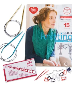 Red Heart Learn To Knit With Circular Needles Kit