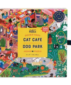 Professor Puzzle Cat Café & Dog Park 500 Piece Puzzle