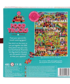 Professor Puzzle Food Truck Festival 500 Piece Puzzle -Canson Sale 62635 1032 5 4ww