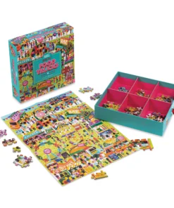 Professor Puzzle Food Truck Festival 500 Piece Puzzle -Canson Sale 62635 1032 M 4ww