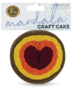 Lion Brand Mandala Yarn Craft Cakes -Canson Sale 62854 1001 M 4ww