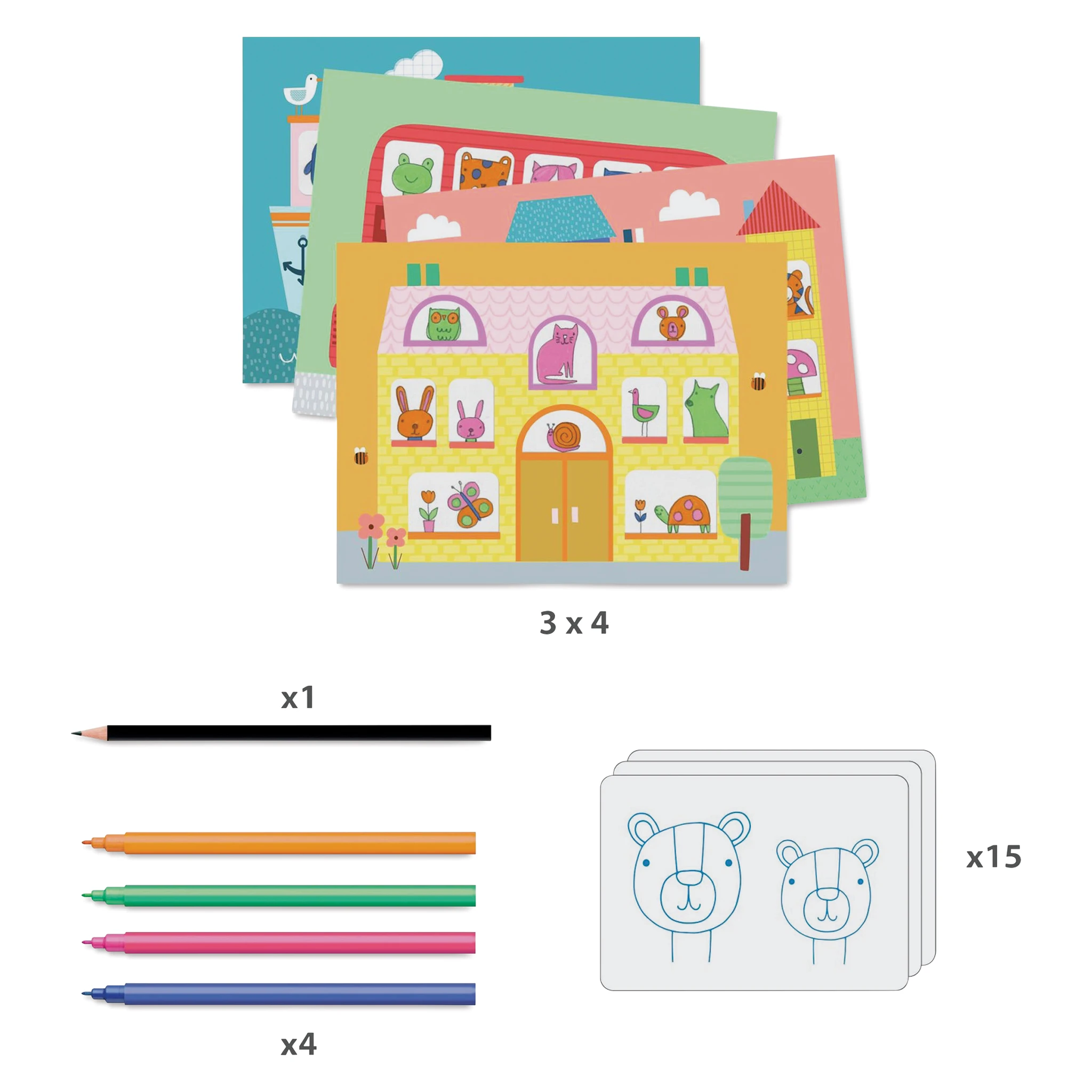 Djeco Le Petit Artist Tracing Is An Art Kit 2 Djeco Le Petit Artist Tracing Is An Art Kit - Image 2