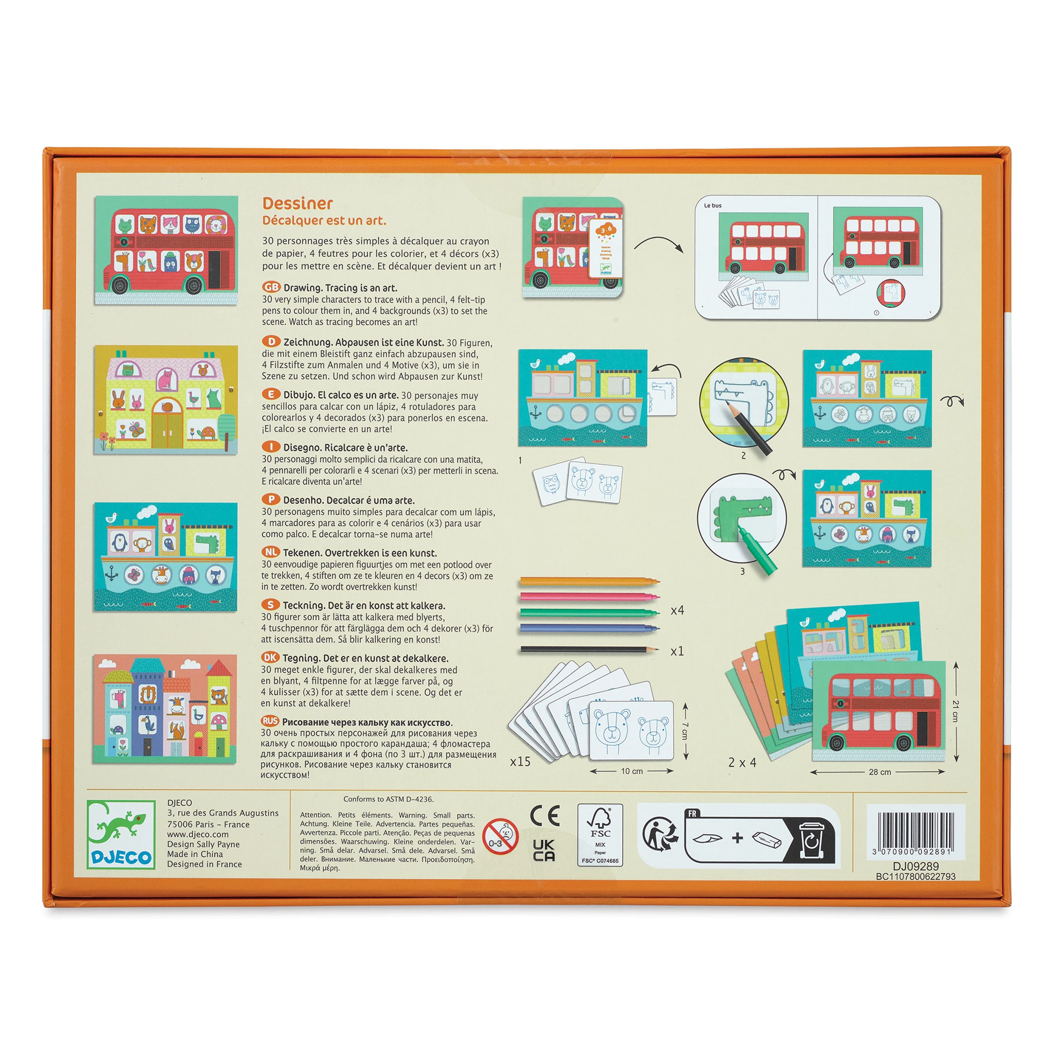 Djeco Le Petit Artist Tracing Is An Art Kit 4 Djeco Le Petit Artist Tracing Is An Art Kit - Image 4