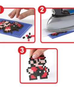 Perler Super Mario Bros 3 Fused Bead Kit 6 Perler Super Mario Bros 3 Fused Bead Kit -Canson Sale 64314 1050 3 4ww