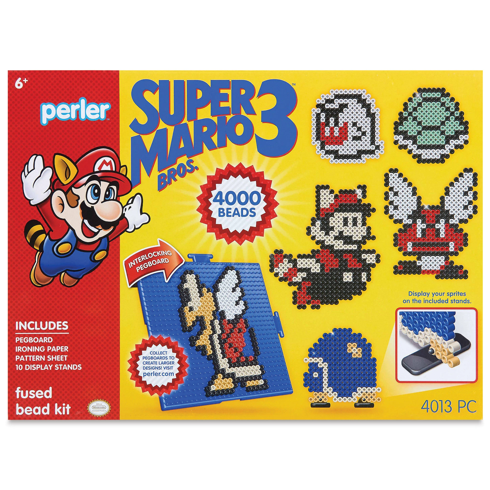 Perler Super Mario Bros 3 Fused Bead Kit 1 Perler Super Mario Bros 3 Fused Bead Kit