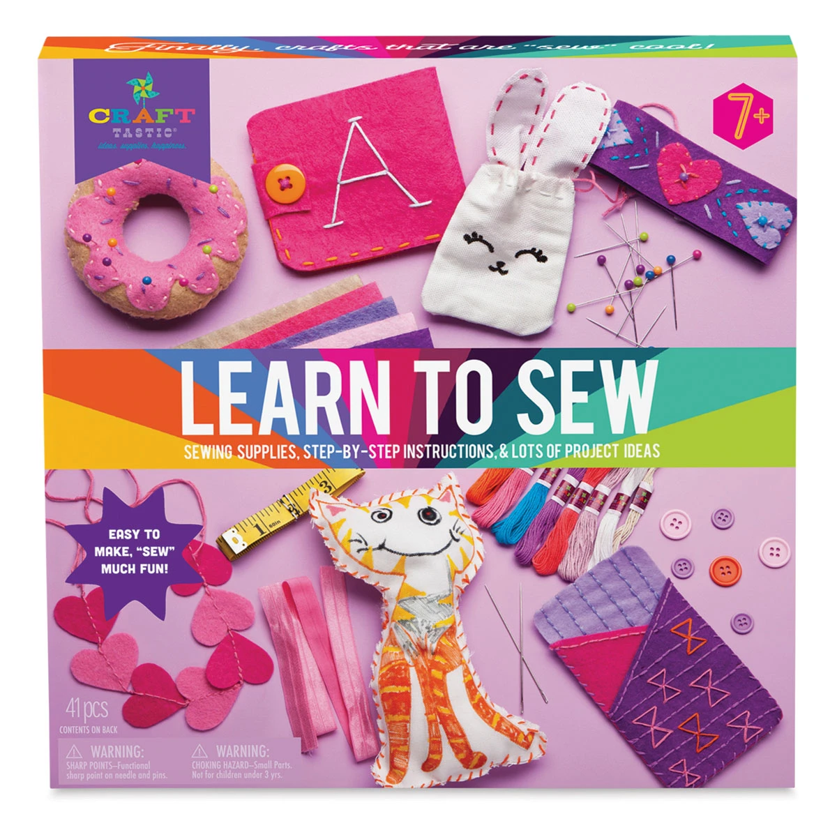 CraftTastic Learn To Sew Kit 1 CraftTastic Learn To Sew Kit