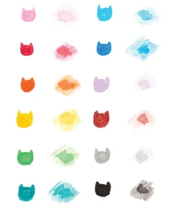 Ooly Cat Parade Watercolor Gel Crayon Set -Canson Sale 65784 1003 5 4ww
