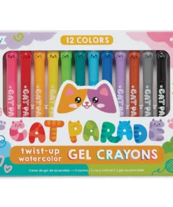 Ooly Cat Parade Watercolor Gel Crayon Set