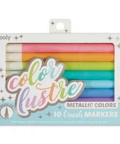 Ooly Color Lustre Metallic Brush Markers