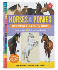 Horses & Ponies Drawing & Activity Book