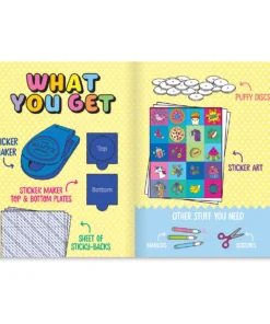 Klutz Make Your Own Puffy Stickers -Canson Sale 72474 1101 3 4ww