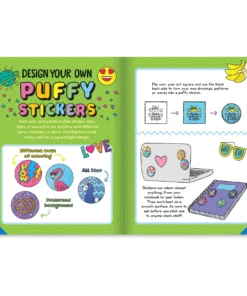 Klutz Make Your Own Puffy Stickers -Canson Sale 72474 1101 5 4ww