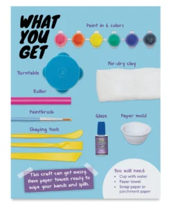 Klutz Tiny Ceramics Studio -Canson Sale 72474 1132 2 4ww