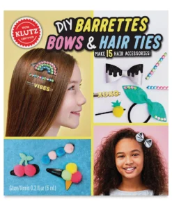 Klutz DIY Barrettes Bows And Hair Ties