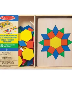 Melissa & Doug Pattern Blocks And Boards -Canson Sale 74280 1009 1 4ww