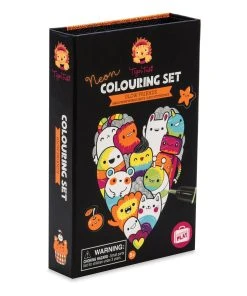 Tiger Tribe Glow Friends Neon Coloring Set