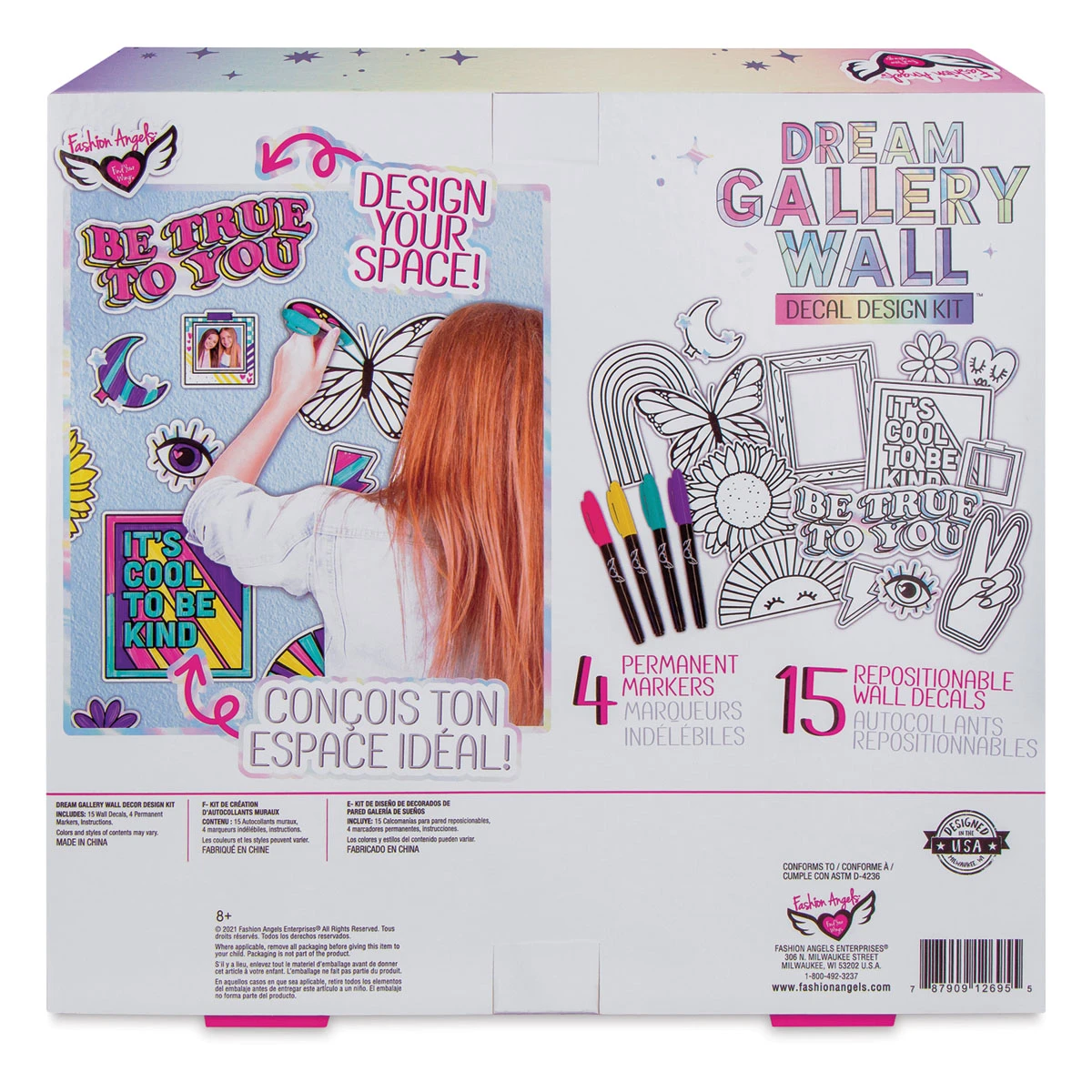 Fashion Angels Dream Gallery Wall Decal Design Kit 3 Fashion Angels Dream Gallery Wall Decal Design Kit - Image 3