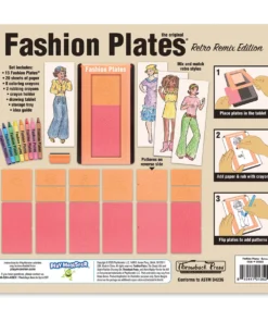 Fashion Plates Retro Remix Kit -Canson Sale 76260 1001 1 4ww